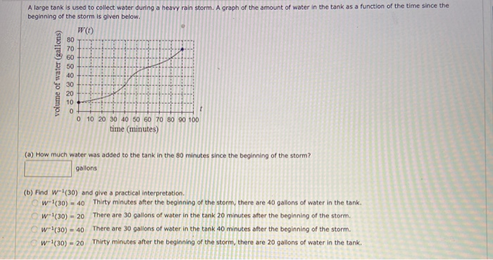 solved-a-large-tank-is-used-to-collect-water-during-a-heavy-chegg