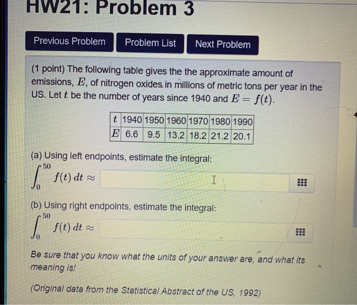 Solved HW21: Problem 1 Previous Problem Problem List Next | Chegg.com