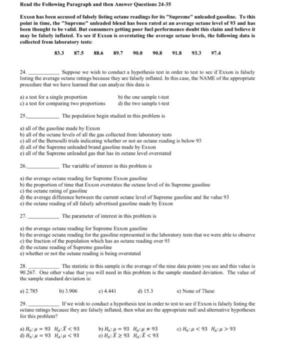 Solved Read the Following Paragraph and then Answer | Chegg.com