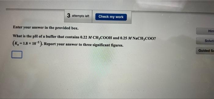 Solved 3 attempts left Check my work Hin Enter your answer | Chegg.com
