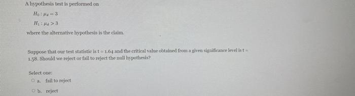 ho and ha hypothesis examples