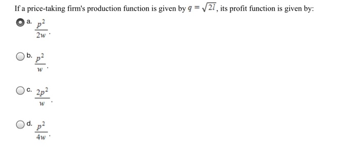 Solved QUESTION 4 The production function q = Jkl : a. | Chegg.com