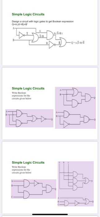 Solved Simple Logic Circuits Design a circuit with logic | Chegg.com