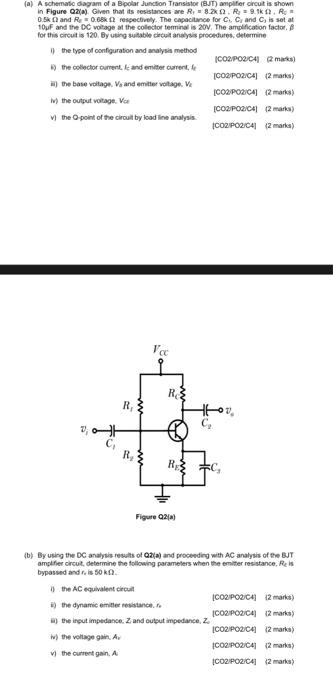 Solved (a) A schematio dagam of a Bipolar Junction | Chegg.com