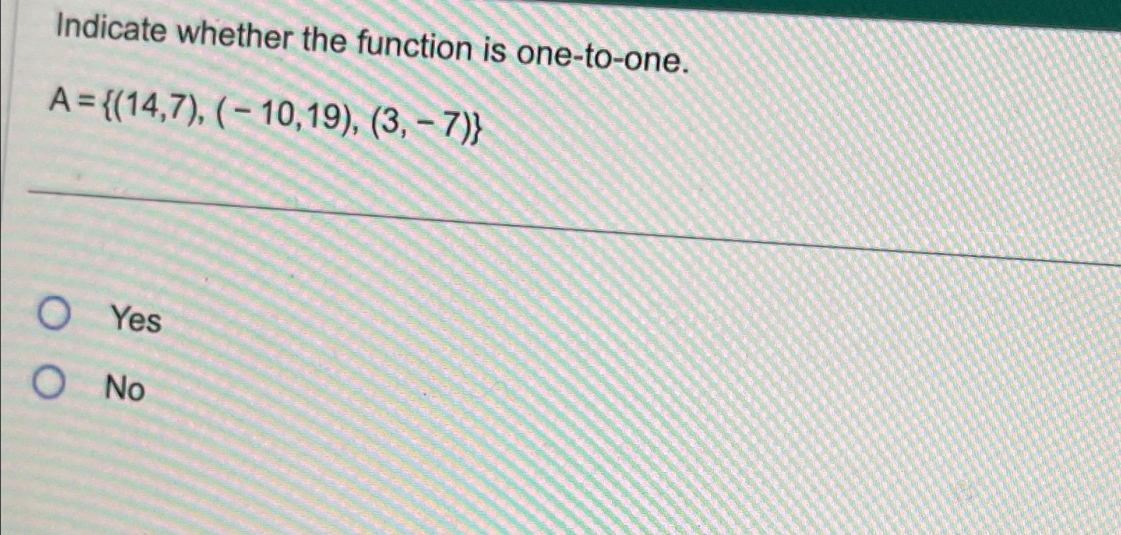 Solved Indicate whether the function is | Chegg.com