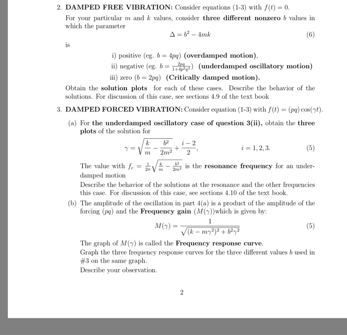 Solved Please i need matlab code for PART 3 the deadline is | Chegg.com