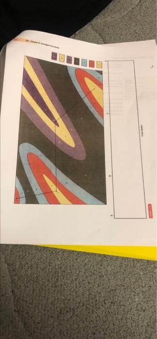 6. The map in Figure 8.13 depicts an area with a | Chegg.com