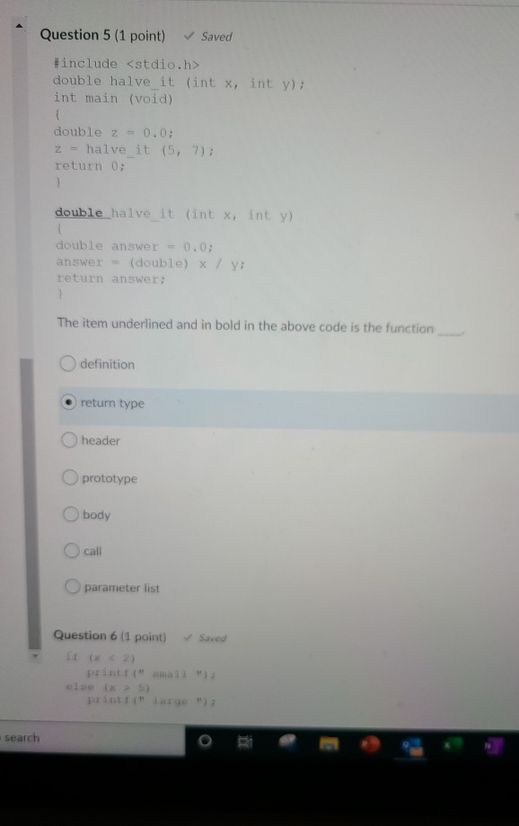 Solved Question 1 (1 point) Saved Which one of the following | Chegg.com