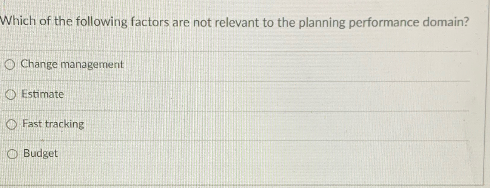 Solved Which of the following factors are not relevant to | Chegg.com