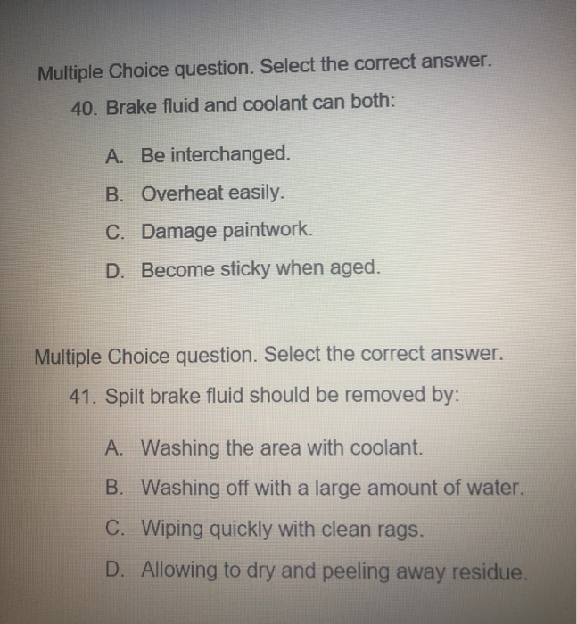 Solved Multiple Choice question. Select the correct answer. | Chegg.com