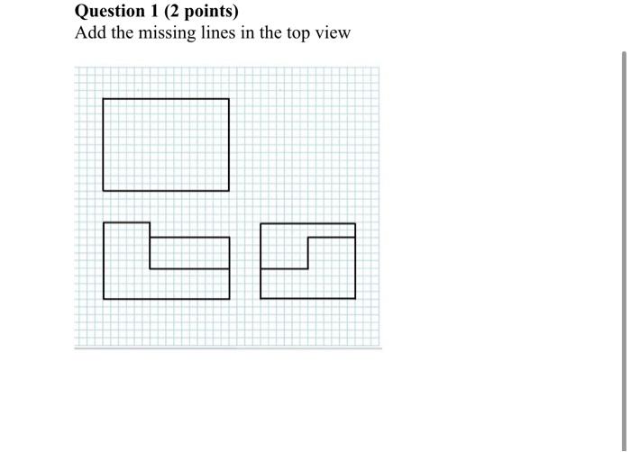 Solved Question 1 (2 points) Add the missing lines in the | Chegg.com