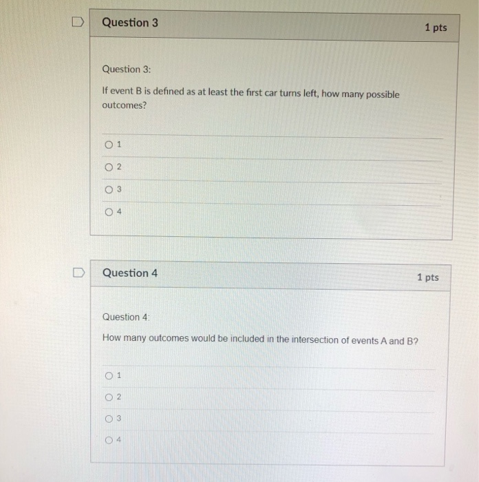 Solved Question 1 1 pts The following information applies to | Chegg.com
