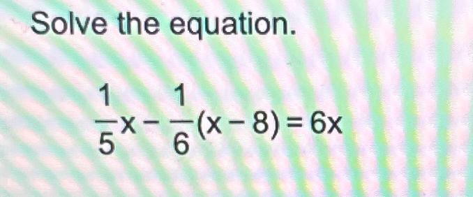 1 5 x 8 )= x 16