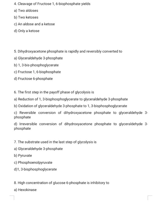 Solved PART 1 1. Describe in details how fructose is | Chegg.com