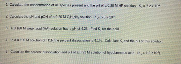 Solved Please do a RICE table, and then solve for what the | Chegg.com