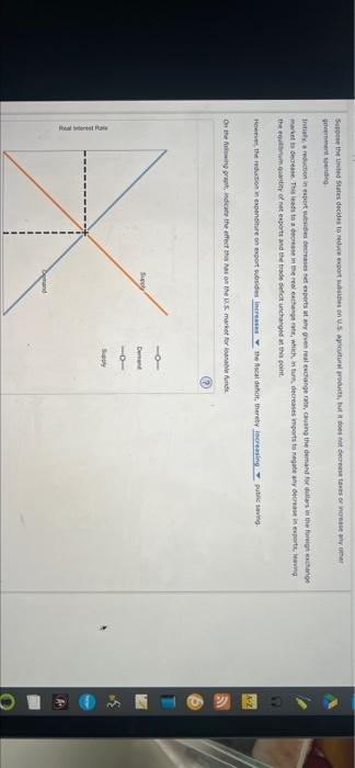 Solved Given the change in the real interest rate, show the | Chegg.com