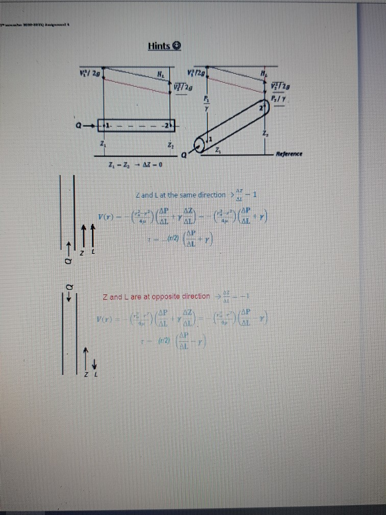 Solved Q1 A Fluid U 10 2n S M2 P 800 Kg M Flows W Chegg Com