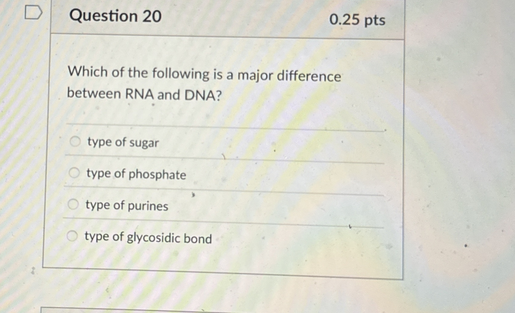 Solved Question 20Which of the following is a major
