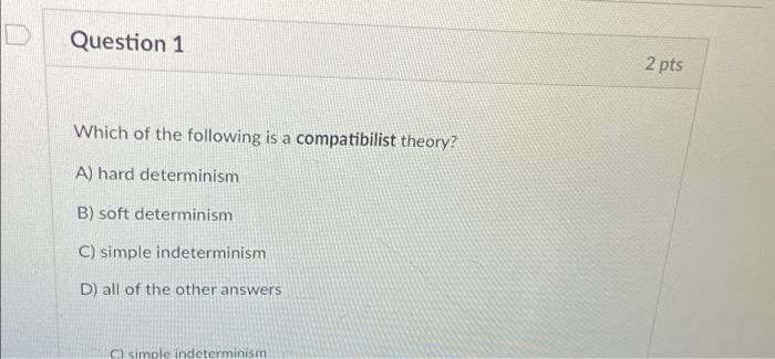 Solved Question 1 2 pts Which of the following is a | Chegg.com