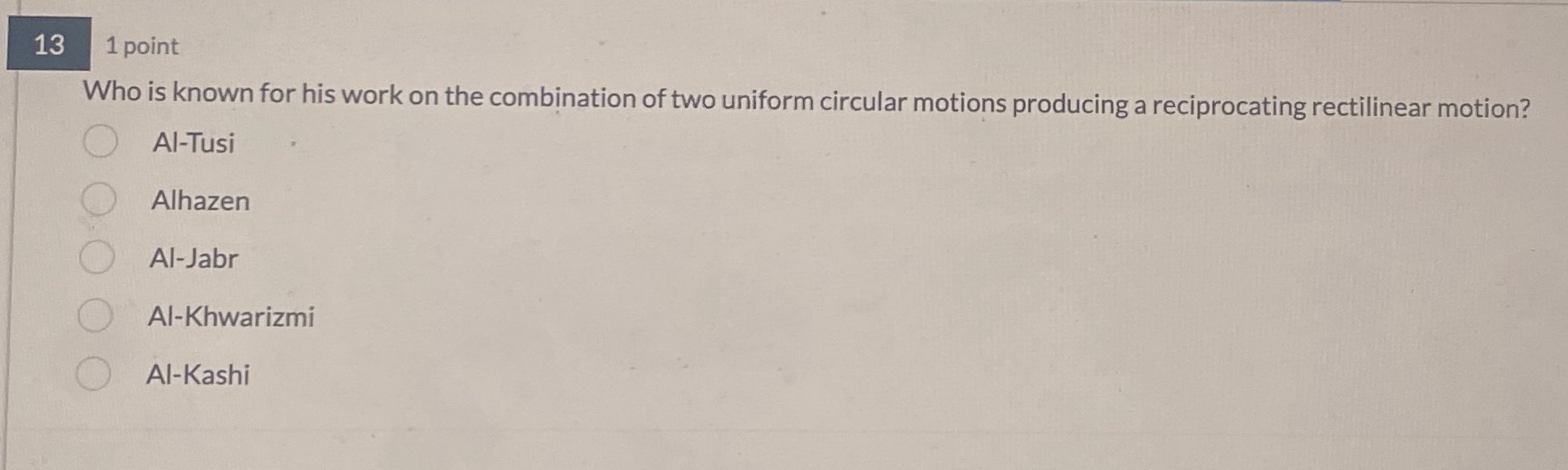 Solved 131 ﻿pointWho is known for his work on the | Chegg.com