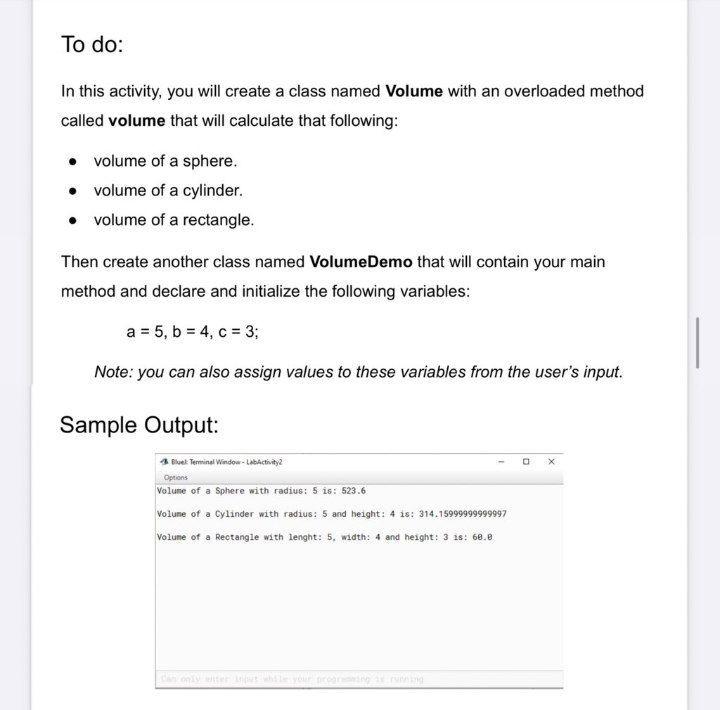 Solved To do: In this activity, you will create a class | Chegg.com