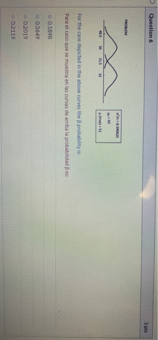 Solved Question 6 5 pts PROBLEM For the case depicted in the | Chegg.com