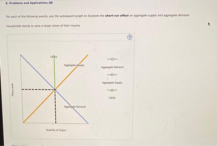 Solved 8. Problems and Applications Q8 For each of the | Chegg.com