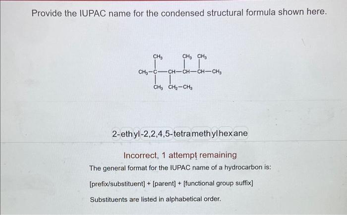 2 4 5-trimethylhexane structural formula and iupac name