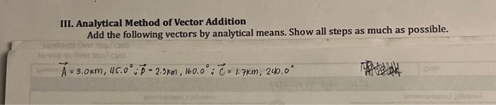 iii-analytical-method-of-vector-addition-add-the-chegg