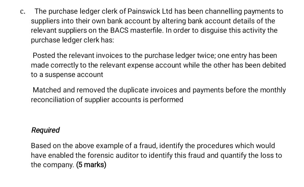 solved-c-the-purchase-ledger-clerk-of-painswick-ltd-has-chegg