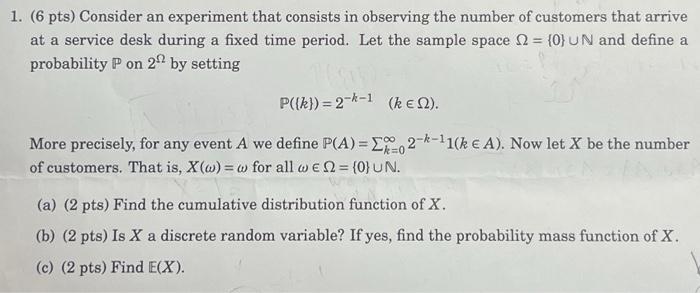 Solved plz note that this is a countable infinity problem, | Chegg.com