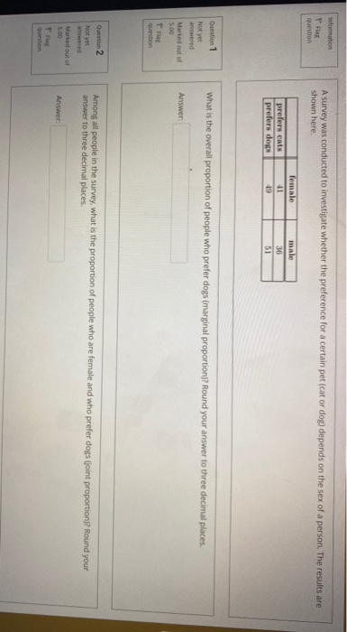 Solved A survey was conducted to investigate whether the | Chegg.com