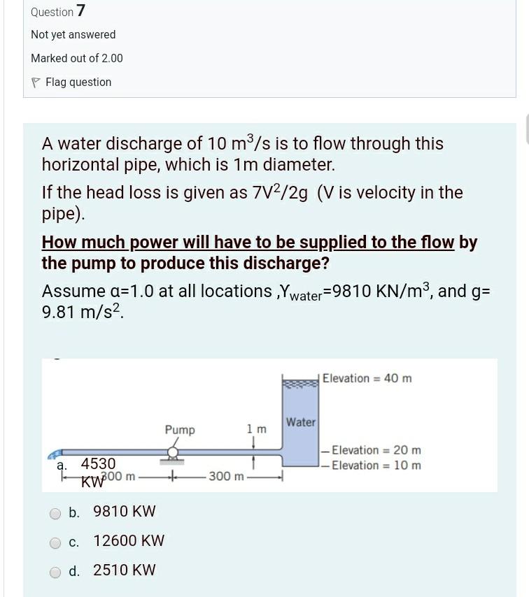 Solved Question 7 Not yet answered Marked out of 2.00 Flag