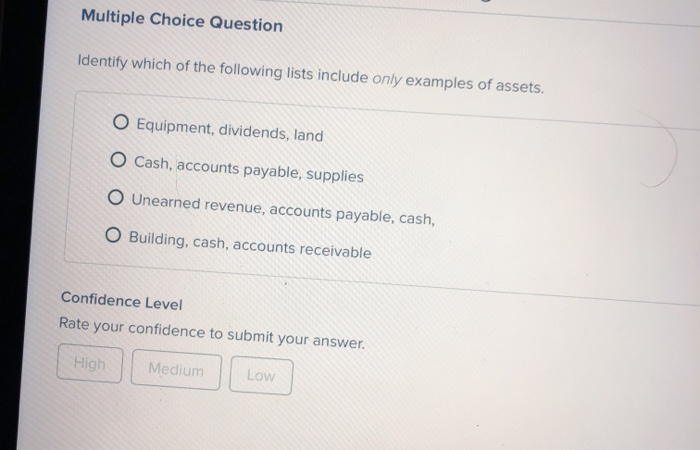 Solved Multiple Choice Question Identify which of the | Chegg.com