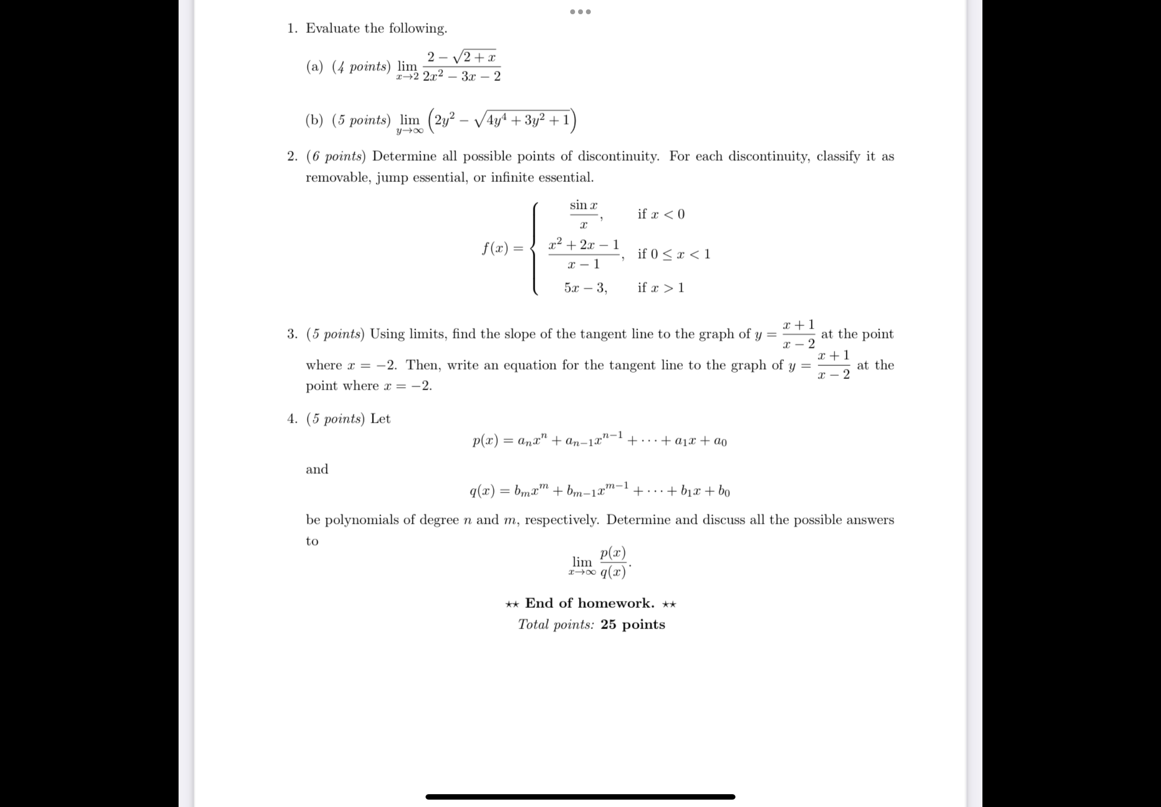 Solved Evaluate the following.(a) (4 | Chegg.com