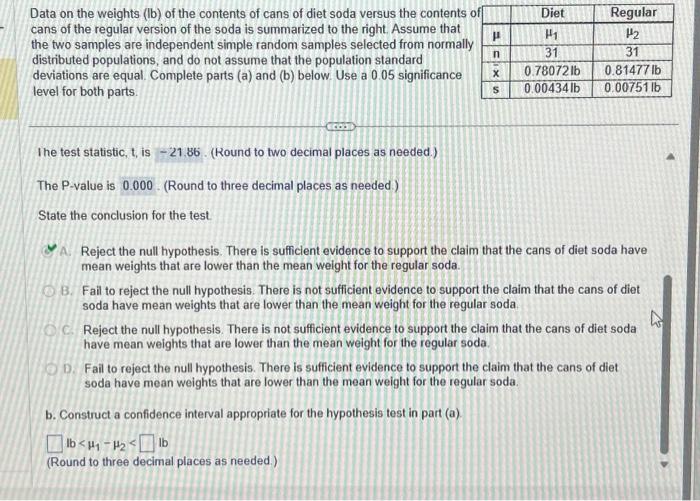 A study was done on proctored and nonproctored tests. | Chegg.com