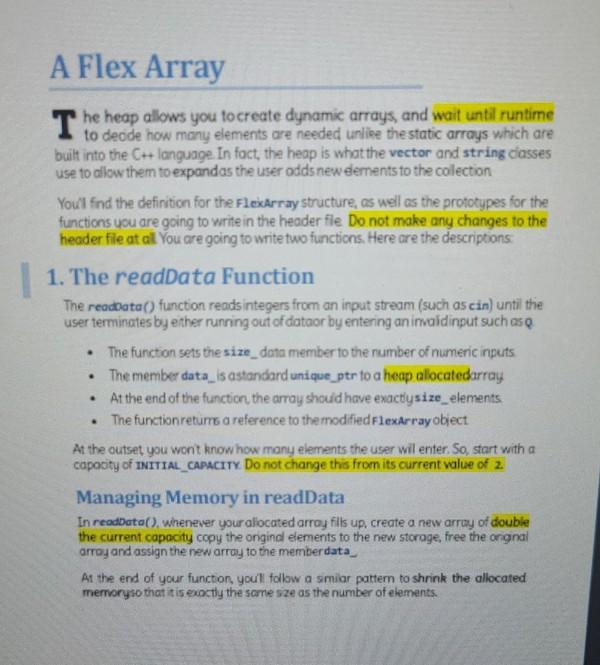 Solved A Flex Array to deode how many elements are needed | Chegg.com