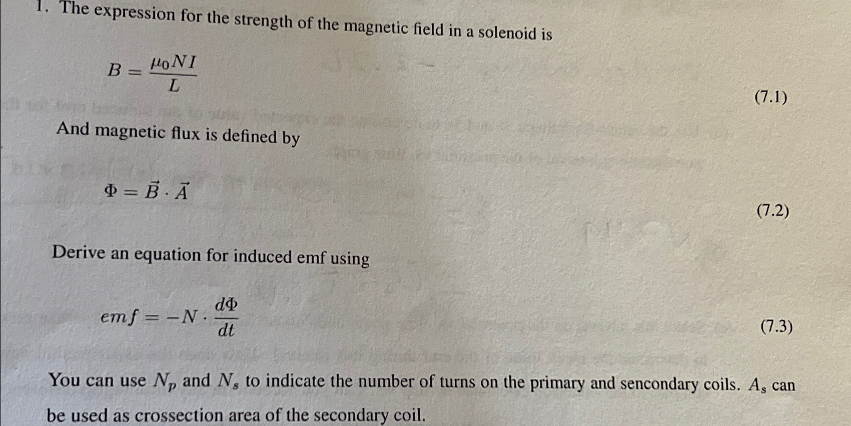Solved The expression for the strength of the magnetic field | Chegg.com