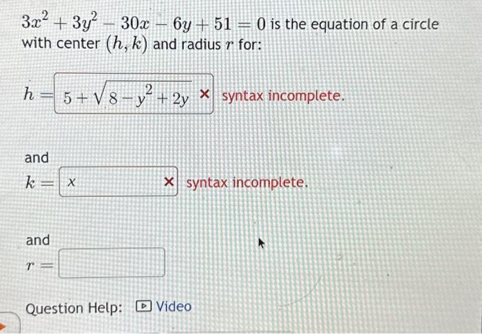 Solved Find the standard form for the equation of a circle | Chegg.com
