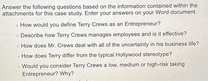 - Answer the following questions based on the | Chegg.com