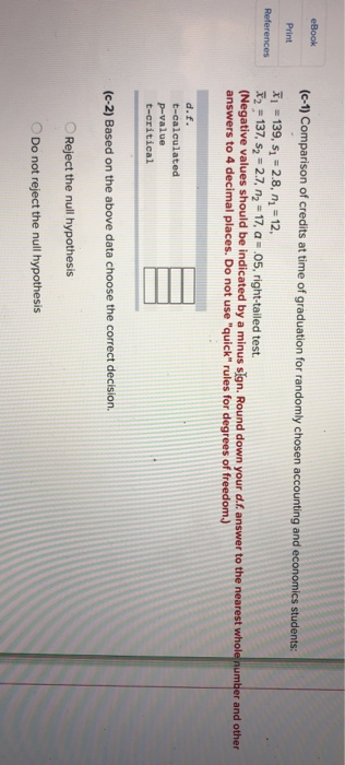 Solved This is a three part problem that is for a business | Chegg.com