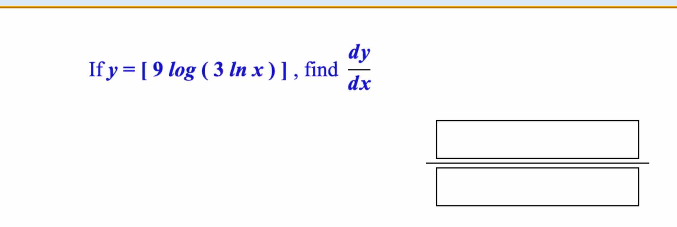 solved-if-y-9-log-3-lnx-chegg