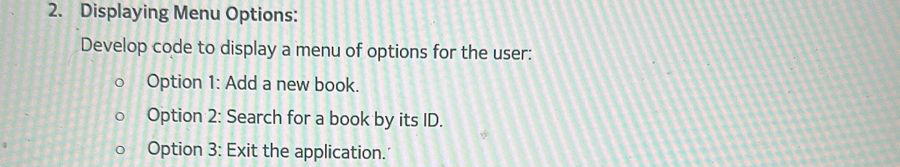 Solved Develop the Java Application by completing the | Chegg.com