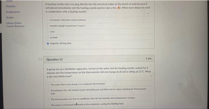 Solved A heating mantle does not plug directly into the | Chegg.com