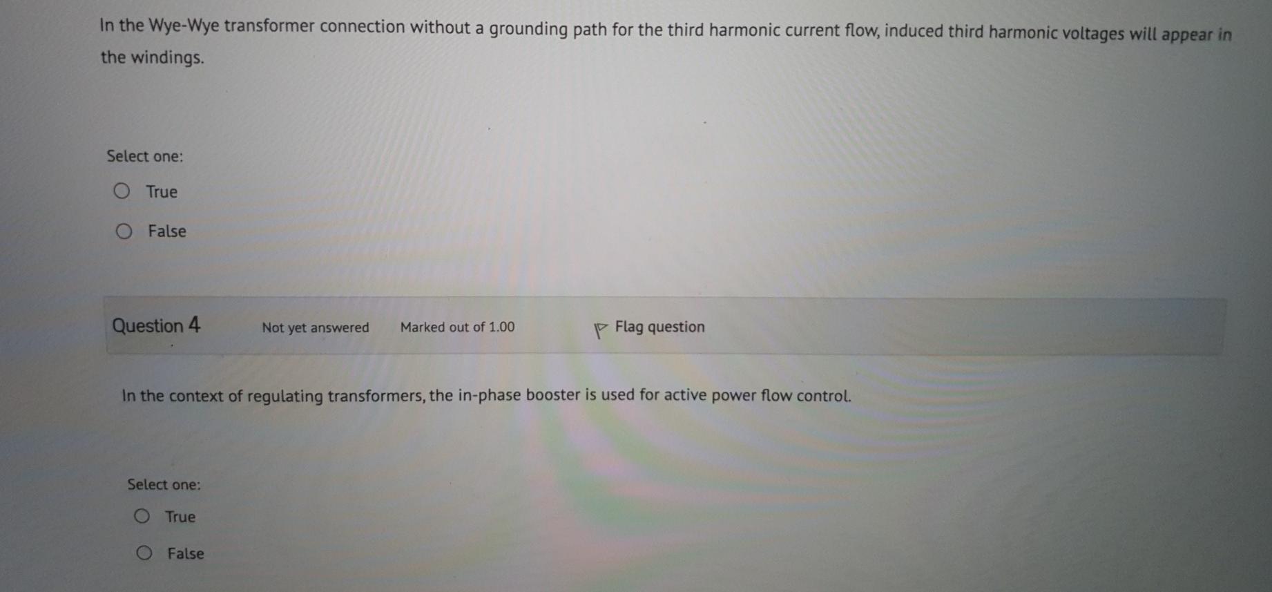 Solved In the Wye-Wye transformer connection without a | Chegg.com