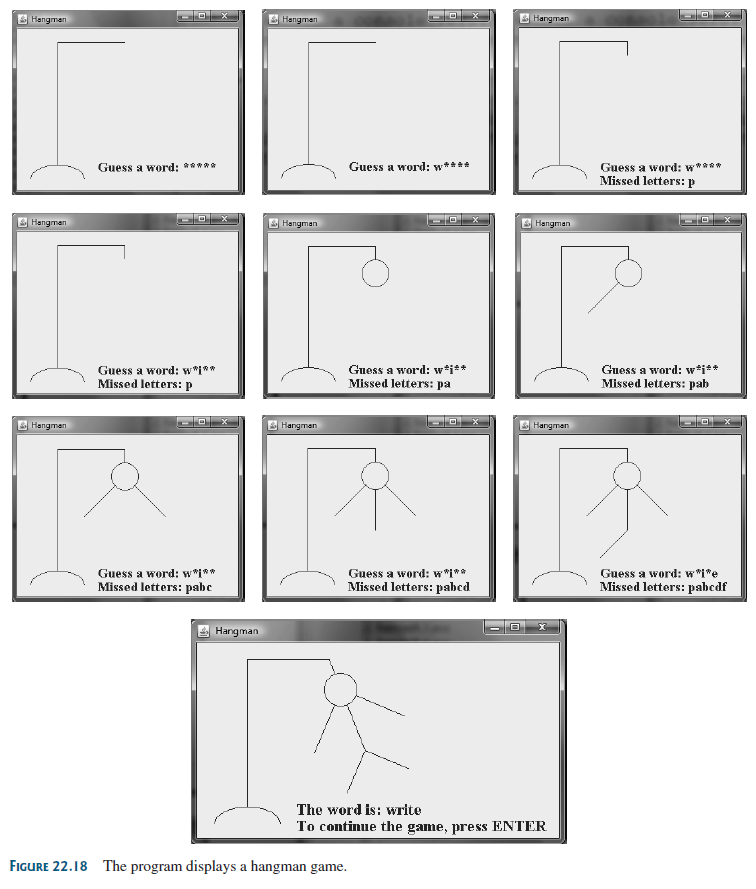 Game Hangman Programming Exercise 9 25 Presents A Co Chegg Com