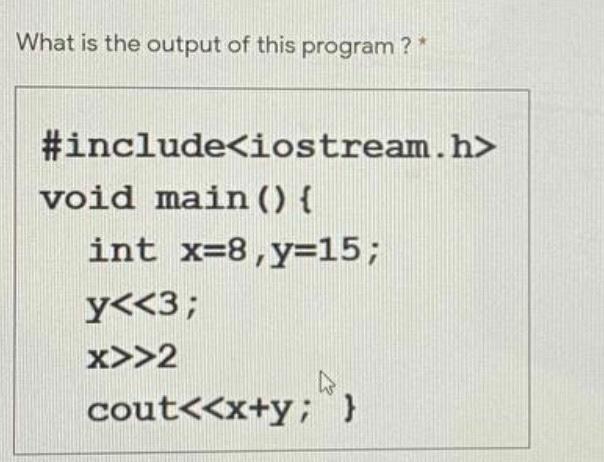 Solved What is the output of this program ?* #include void | Chegg.com