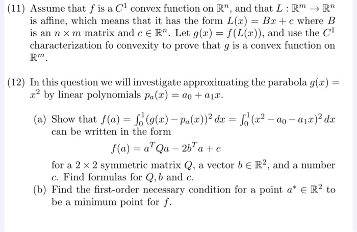 Solved Non Linear Optimization Problem In This Question Chegg Com