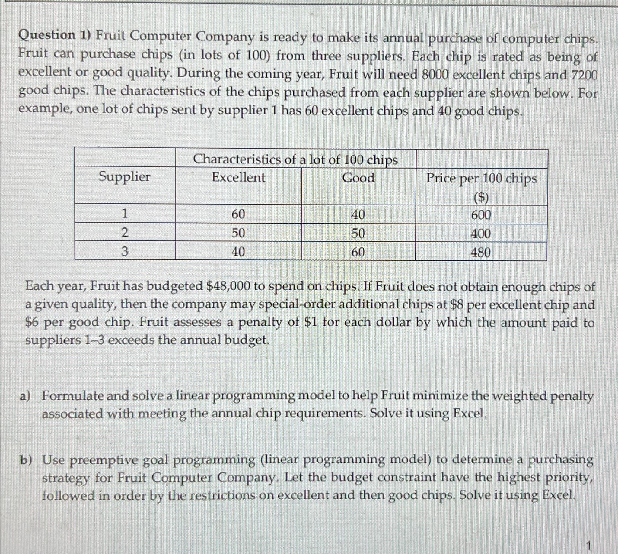 Please Solve A And B | Chegg.com