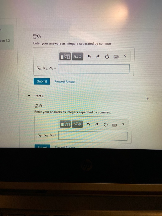 Solved Part B Enter your answers as integers separated by | Chegg.com